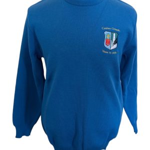 Colaiste Chiarain Blue Crew Jumper WOOL