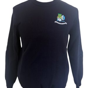 Athlone Community College Navy Crew Jumper WOOL